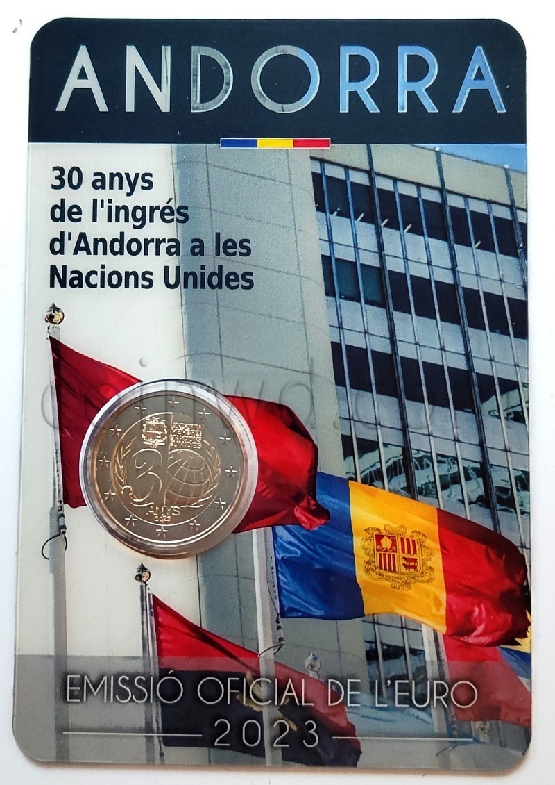 Andorra 2 euro 2023 UN